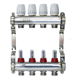 Коллектор нержавеющий с расходомерами ZOTA 4