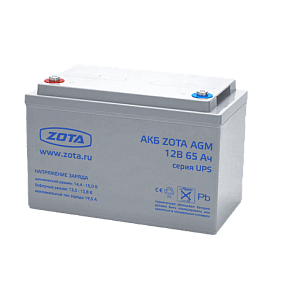 АКБ ZOTA AGM 65-12